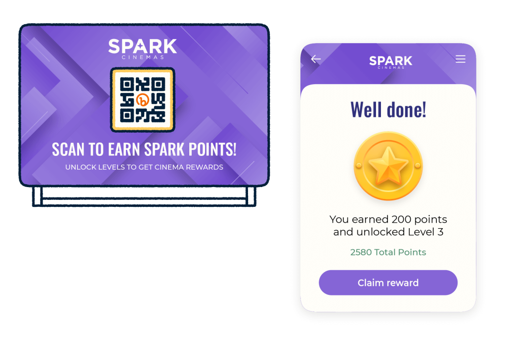 QR Code for Spark Theater rewards points