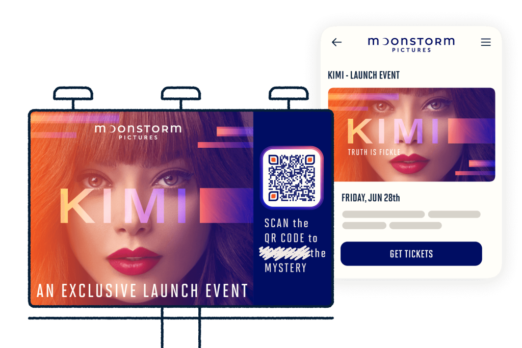 Sample launch event screen