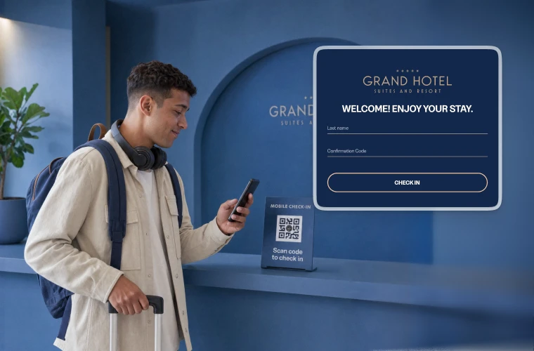 Delight your guests and anticipate their every need with easy-to-use digital solutions