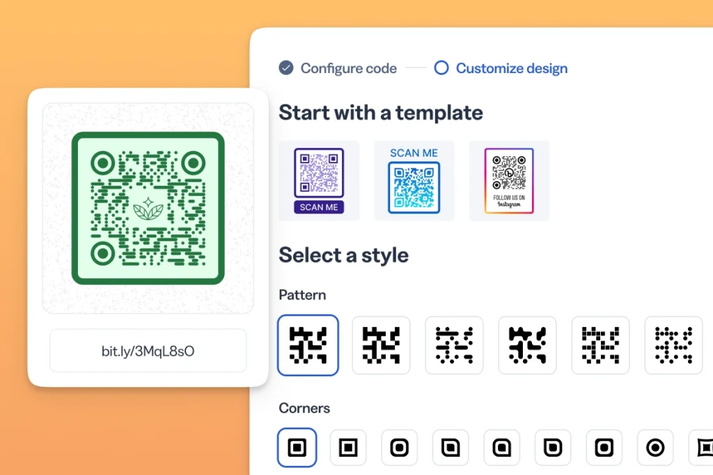Bitly QR Code customizations