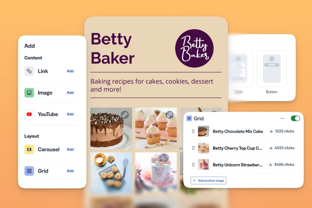 Bitly Pages page layout example