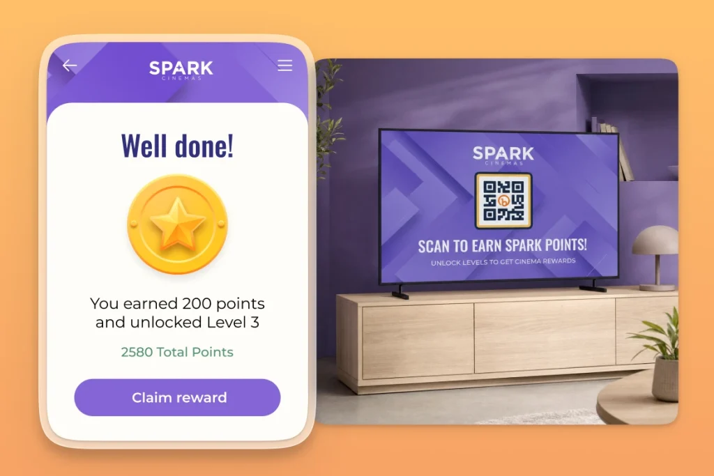 QR Code for Spark Theater rewards points