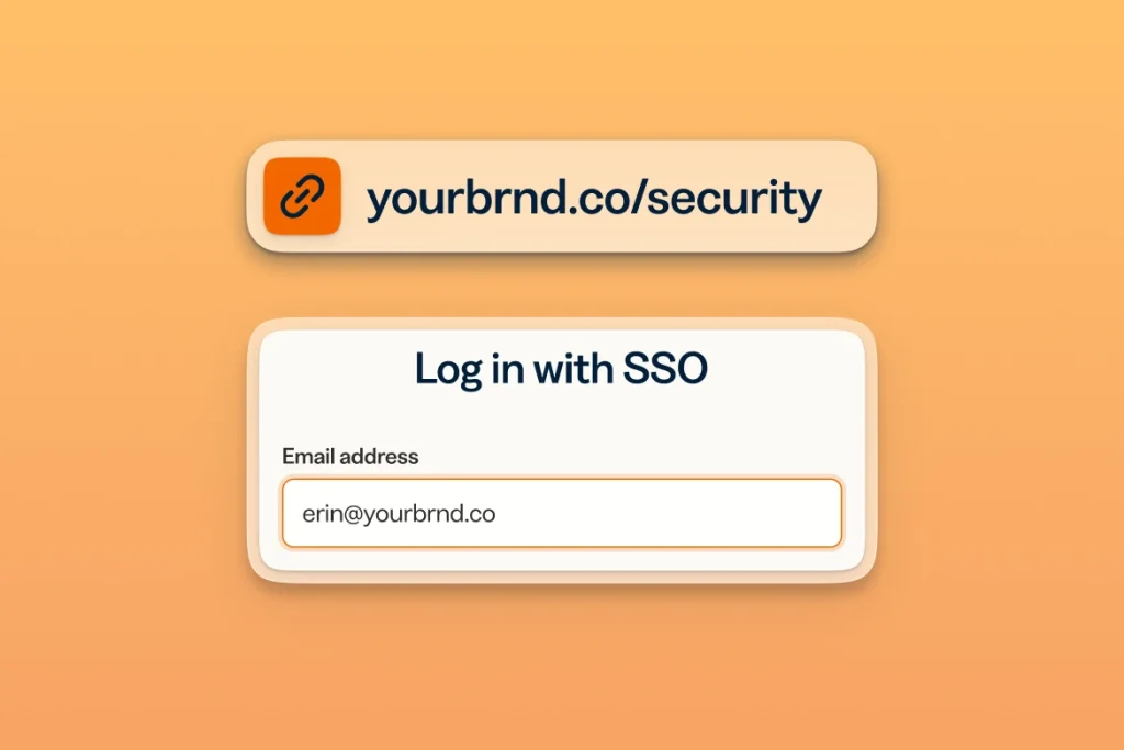 Custom short link pointing to SSO log in