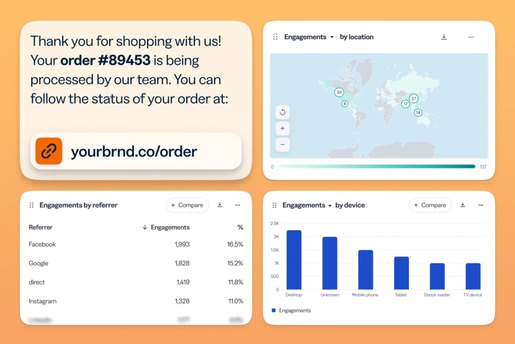 App dashboard with stats