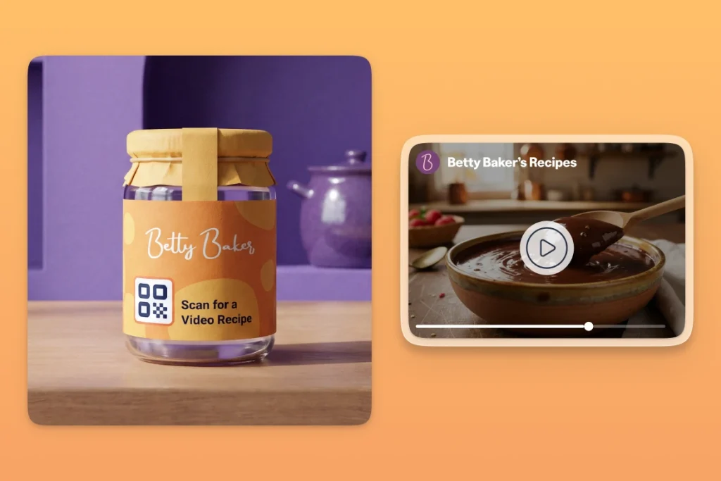 Product with QR code demo
